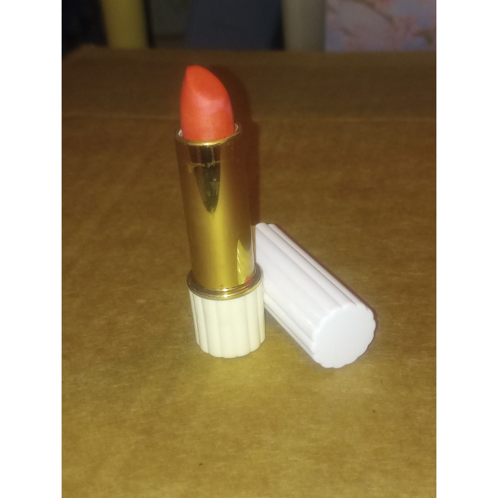 Estee Lauder All-Day Lipstick Powder PINK White Ribbed Case Vintage NEW‎